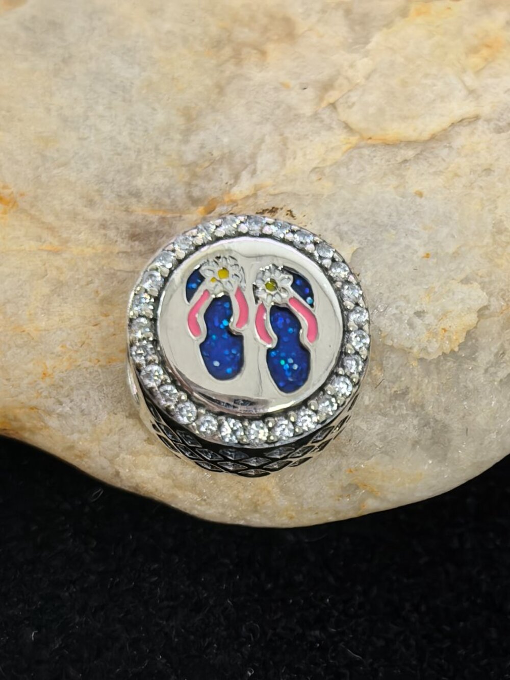 Pandora Sarasota Beach Travel Exclusive Dangle Charm, S925 Silver (Women's)